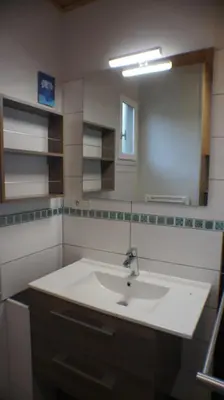 Salle de bains dans l'établissement chalet des planchettes