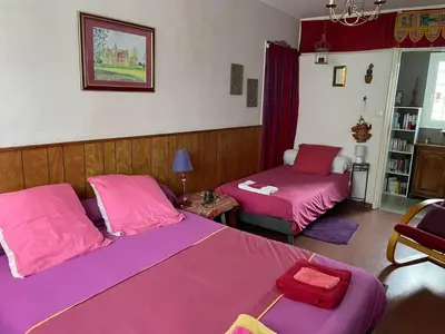 Un ou plusieurs lits dans un hébergement de l'établissement Maison Saint Louis