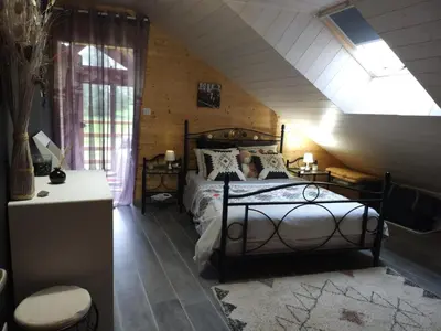 Un ou plusieurs lits dans un hébergement de l'établissement Grand Chalet