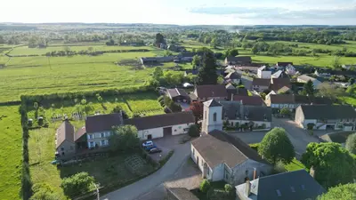 Paysage naturel près de la maison d'hôtes