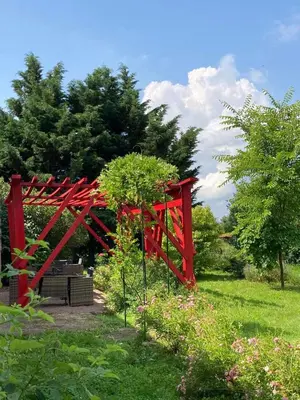 Jardin de l'établissement Morvan Séjours