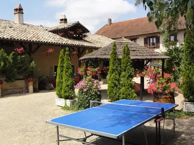 Tennis de table au sein de l'établissement Hostellerie Sarrasine, Mâcon Est - Teritoria ou à proximité