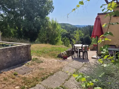 Paysage naturel près de la maison de vacances
