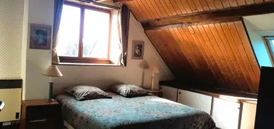 Un ou plusieurs lits dans un hébergement de l'établissement Au verger de Marcilly