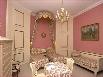 Coin salon dans l'établissement Château de Rigny