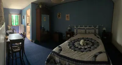 Un ou plusieurs lits dans un hébergement de l'établissement CHAMBRES D' HOTES LA LISON