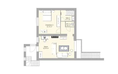 Plan de l'établissement Gîte 