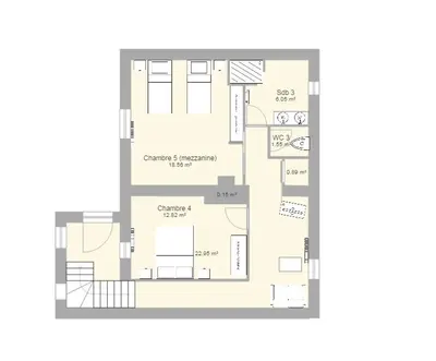 Plan de l'établissement Gîte 