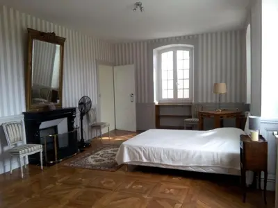 Un ou plusieurs lits dans un hébergement de l'établissement Château Bel-Air