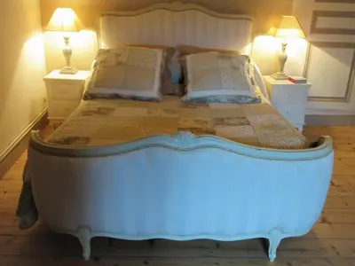 Un ou plusieurs lits dans un hébergement de l'établissement Le Manoir sur la Roche, 74, impasse du manoir, 71520 Navour sur Grosne D121