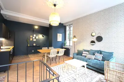 Coin salon dans l'établissement La chouette d'or