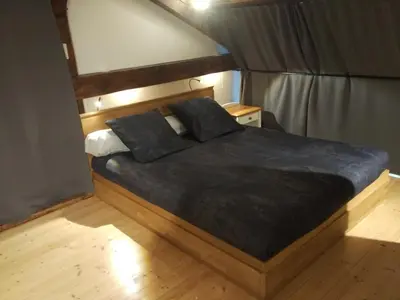 Un ou plusieurs lits dans un hébergement de l'établissement Loft Zola