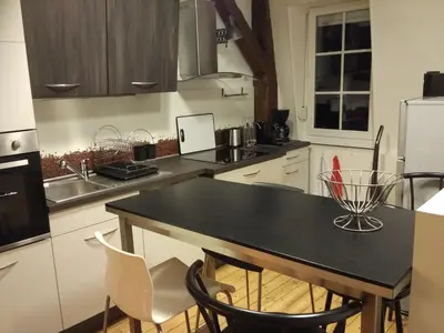 Cuisine ou kitchenette dans l'établissement Loft Zola