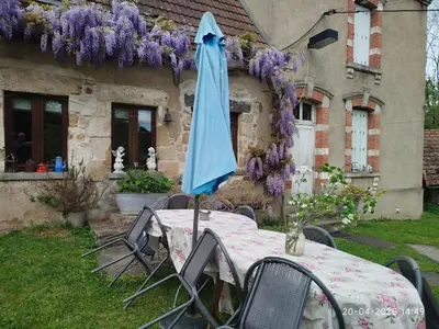 Jardin de l'établissement Maison du Moulin Galuzot