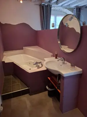 Salle de bains dans l'établissement Maison d'Eusébia