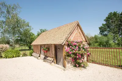 Jardin de l'établissement La Maison du Bonheur
