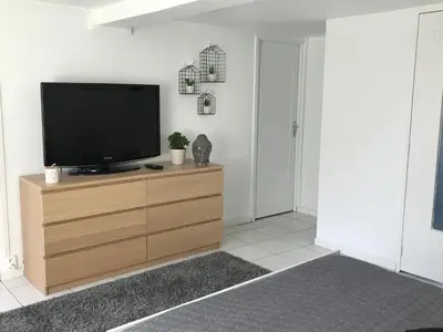Télévision ou salle de divertissement dans l'établissement Apartment 36 m²