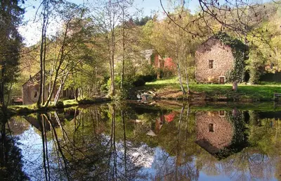 Paysage naturel près de la maison de vacances