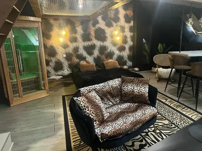 Coin salon dans l'établissement Eden spa appartement d’exception