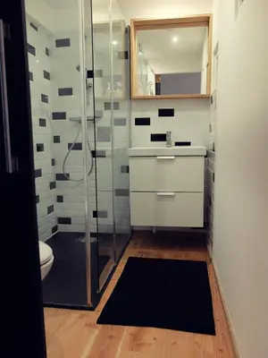 Salle de bains dans l'établissement Le Thé au Jardin