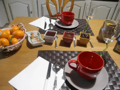 Nourriture dans le B&B/chambre d'hôtes ou à proximité