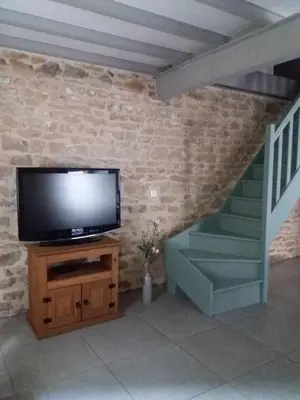 Télévision ou salle de divertissement dans l'établissement Meublé de tourisme 