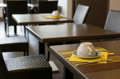 Restaurant ou autre lieu de restauration dans l'établissement Le Charollais Motel Contact-Hôtel