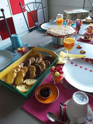 Nourriture dans le B&B/chambre d'hôtes ou à proximité
