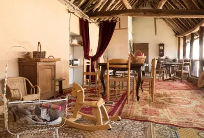 Coin salon dans l'établissement B&B Esprit d'un Moment