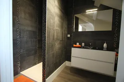 Salle de bains dans l'établissement Le clos des etoiles