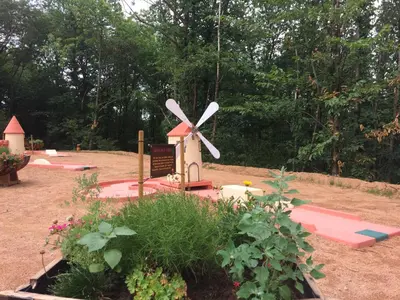 Jardin de l'établissement Auberge Les Hauts De Chenas