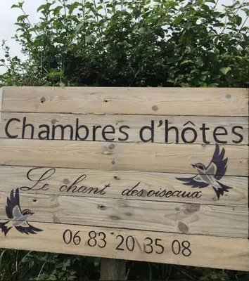 Certificat, récompense, panneau ou autre document affiché dans l'établissement Le chant des oiseaux