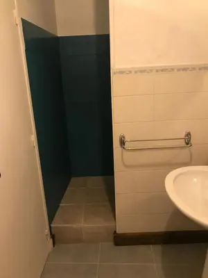 Salle de bains dans l'établissement Auberge du val d’ouche