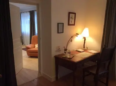 Coin salon dans l'établissement Chambres d'hôtes Le Relais de la Perle