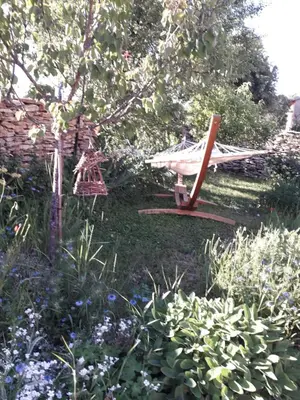 Jardin de l'établissement Chez isa