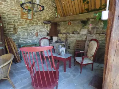 Coin salon dans l'établissement gite le marguerite