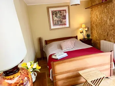 Un ou plusieurs lits dans un hébergement de l'établissement Gîte chez Madeleine