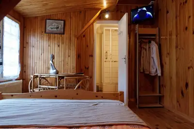 Un ou plusieurs lits dans un hébergement de l'établissement Chambres d'hotes à Autun