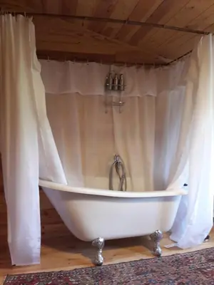 Salle de bains dans l'établissement Maison d'hôtes des Perrières