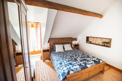 Un ou plusieurs lits dans un hébergement de l'établissement Chateau de la Grange