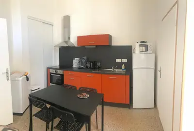 Cuisine ou kitchenette dans l'établissement Relais de la truffière