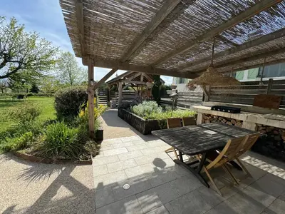 Jardin de l'établissement Gîte de la Valière