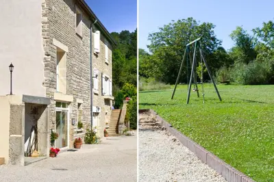 Jardin de l'établissement Le Verger des Hautes-Côtes de Nuits