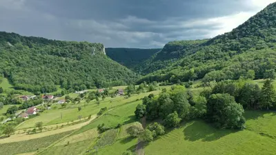 Paysage naturel près de la maison de vacances