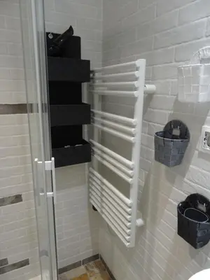 Salle de bains dans l'établissement LA BELLE D'ANTAN