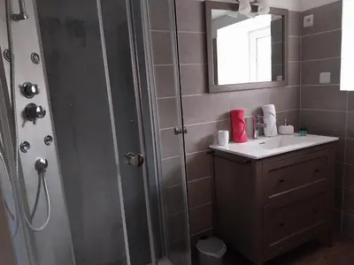 Salle de bains dans l'établissement La Maison des Maîtres de Forge