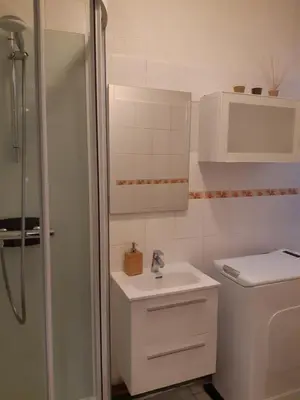 Salle de bains dans l'établissement Cosy T2 38m2 - Centre-Ville Dijon- Gare/Darcy