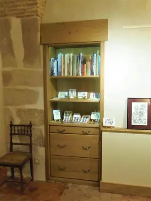 Bibliothèque dans l'appartement