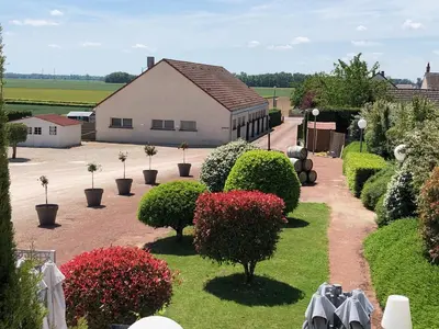 Jardin de l'établissement Hôtel Le Clos Badan