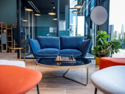 Coin salon dans l'établissement BEST WESTERN HOTEL DIJON QUETIGNY